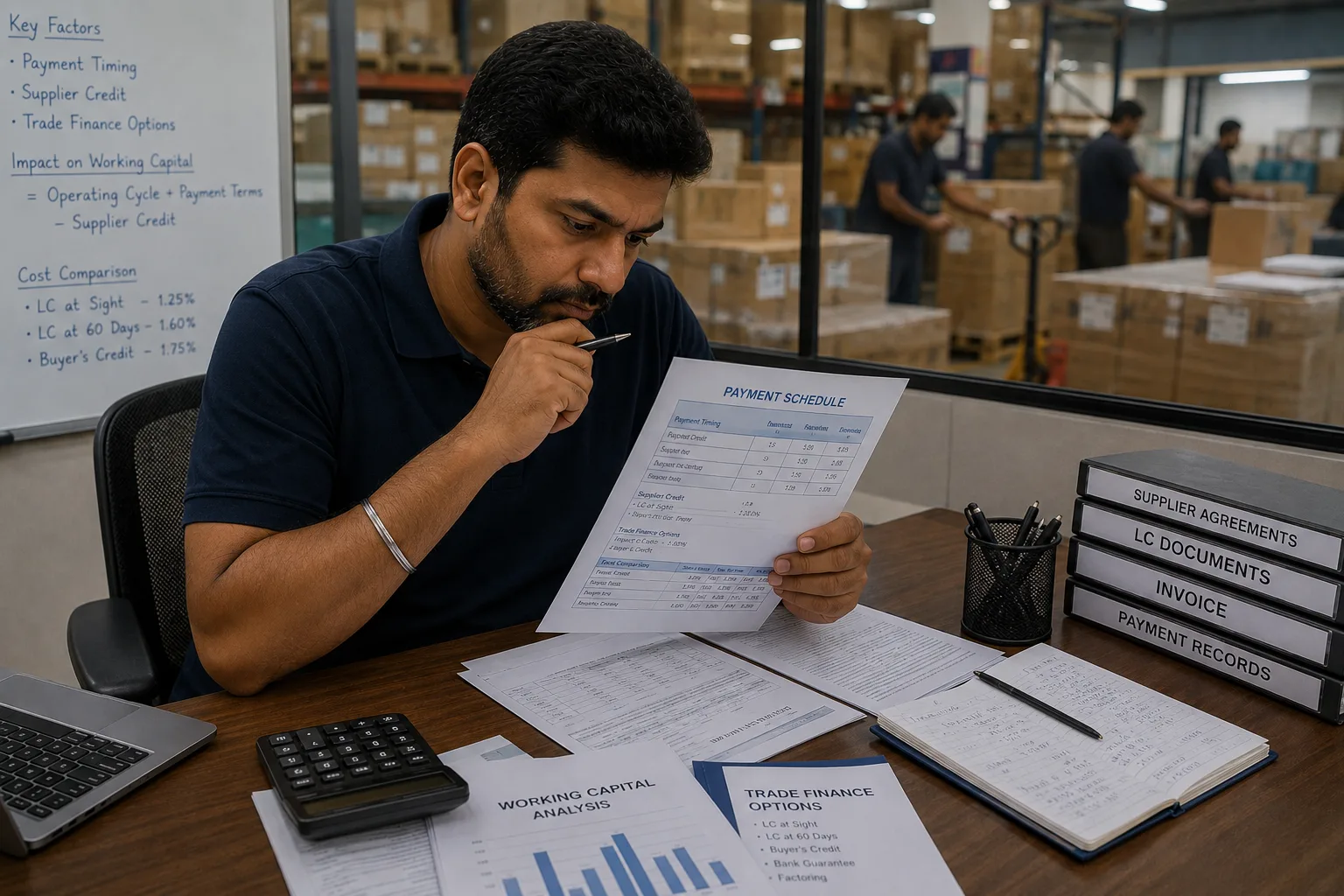 Payment timing and trade finance decisions